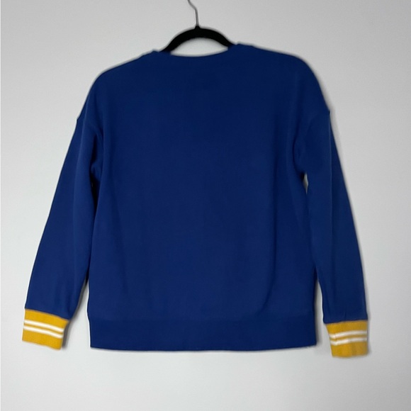 Roots Youth Boys Athletic Club Blue and Yellow Crewneck Sweater Size XL - Picture 3 of 9